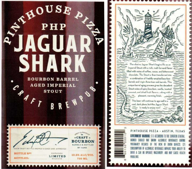 Piinthouse pIzza Jaguar Shark