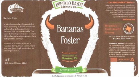 Buffalo Bayou Bananas Foster