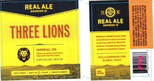 Real Ale Three Lions