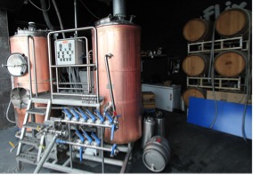 Flix Brewhouse Beer Tanks