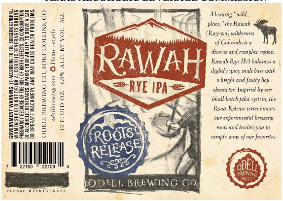 Odell - Rawah Rye IPA