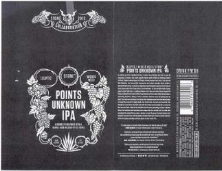 Stone Brewing Points Unknown IPA