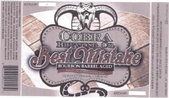 Cobra - Bourbon Barrel Aged Best Mistake Stou