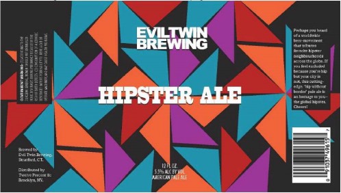Evil Twin Brewing Hipster Ale