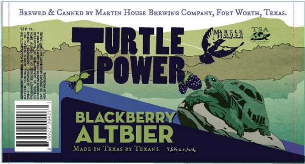Martin House Brewing Turtle Power Blackberry Altbier