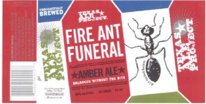 Texas Ale Project - Fire Ant Funeral Amber