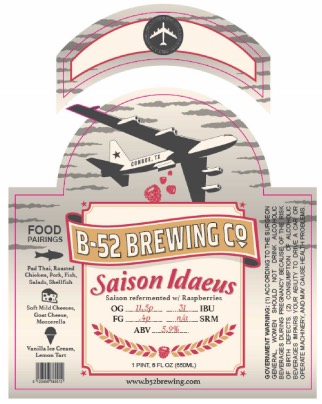 Label for B-52 - Saison Idaeus