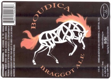 Label for Bull Creek - Boudica Braggot Ale