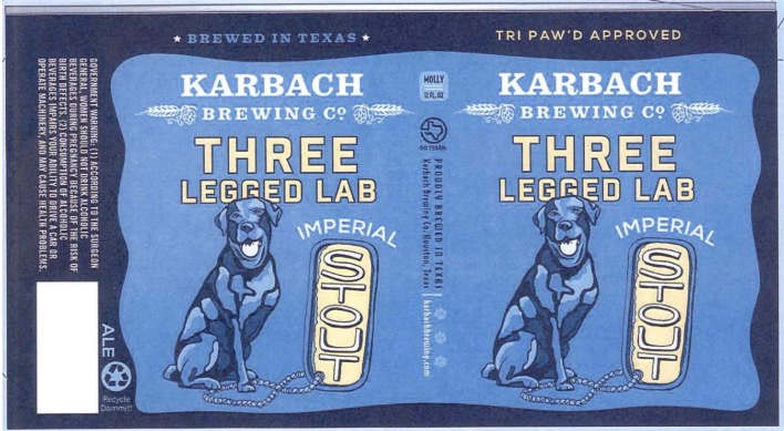 Karbach - Three Legged Lab Imperial Stout
