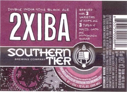 Southern Tier 2XIBA Double India Style Black Ale