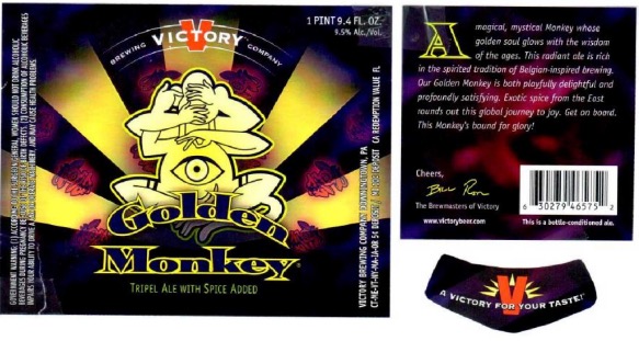 Victory - Golden Monkey Triple Ale with Spice Added