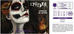 TABC Label for Calavera - Ofrenda