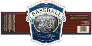 TABC Label for Hermitage - Baseball Beer Texas Style