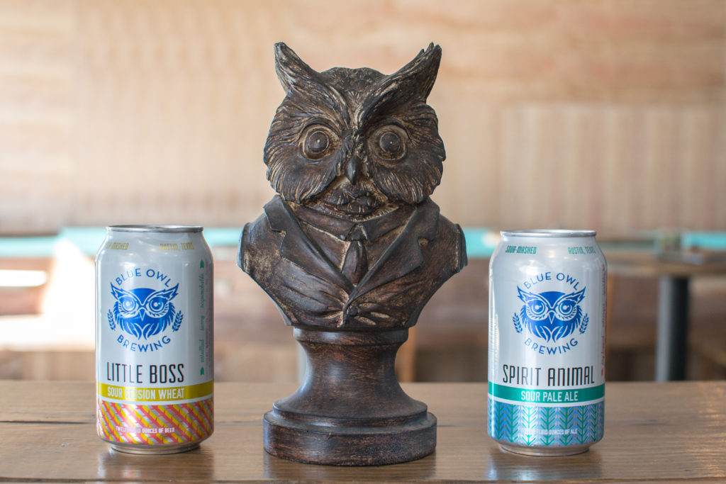 Picture of Little Boss & Spirit Animal from The First Production Sour Mash Brewery: Blue Owl Brewing 