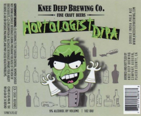 Label for Knee Deep Hoptologist