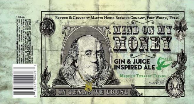 Label for Martin House Mind on Money