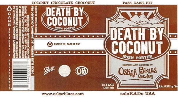 Oskar Blues Death By Coconut