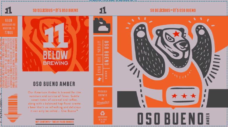 TABC Label for 11 below oso bueno