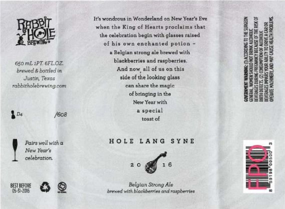 Rabbit Hole Hole Lang Syne