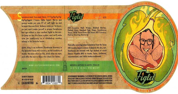 TABC Label for jester king figlet