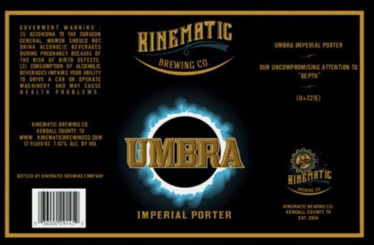 TABC Label for kinematic umbra