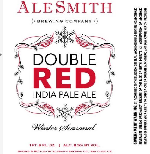 TABC Label and Brewery Approvals February 12 2016- alesmith double red ipa
