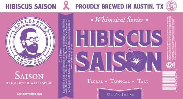 Adelberts Hibiscus Saison TABC Label and Brewery Approvals March 25 2016