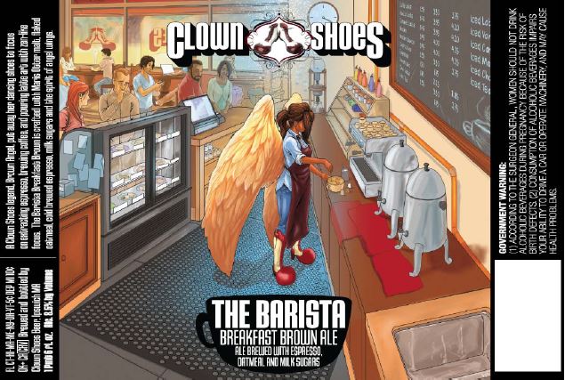 clown shoes the barista