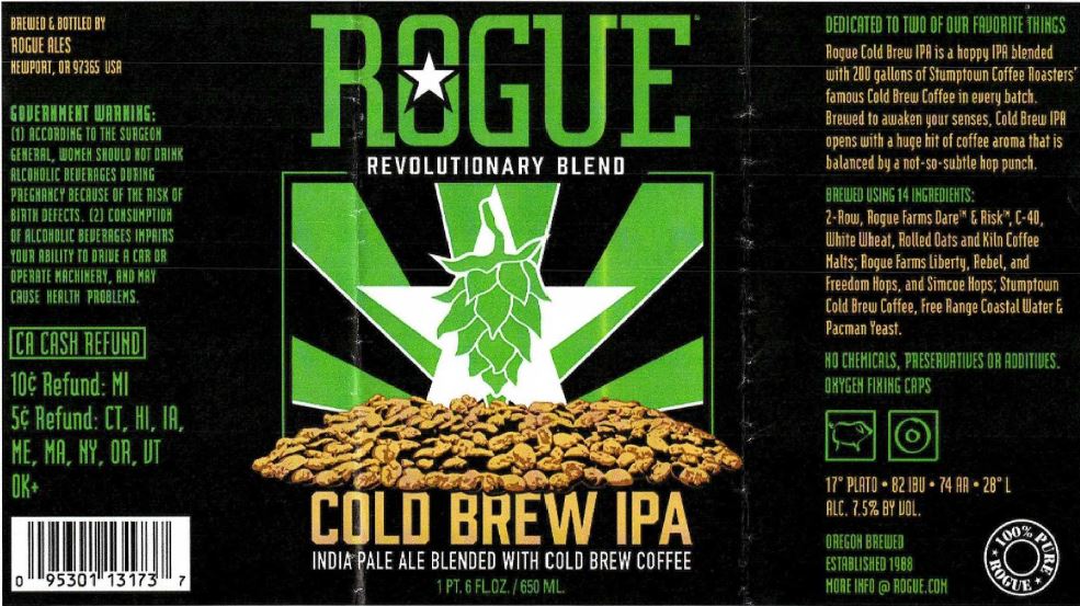 rogue cold brew ipa