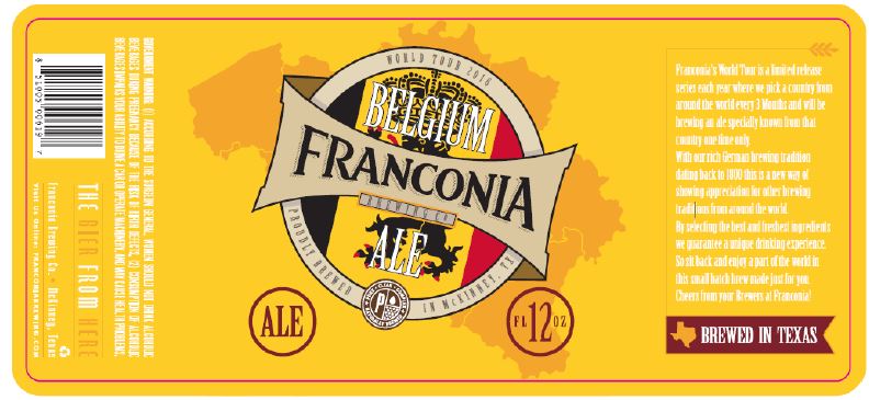 franconia belgian ale