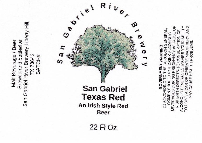 san gabriel river texas red