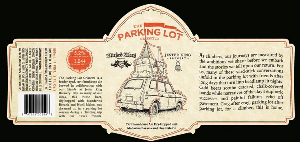 Wicked Weed Parking lot