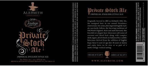 alesmith private stock