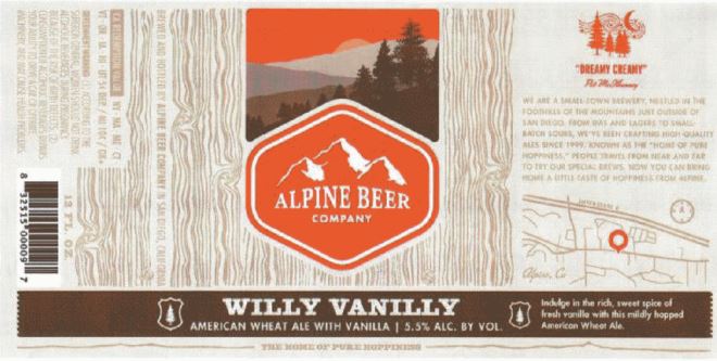 alpine wlly vanilly