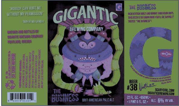 gigantic brewing the business