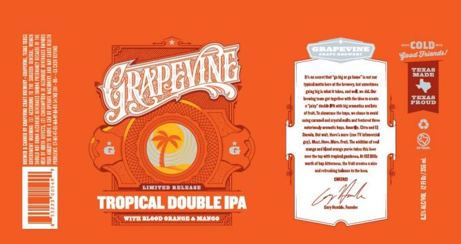 grapevine double tropical ipa