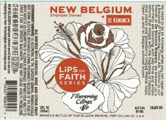 new belgium flowering citrus