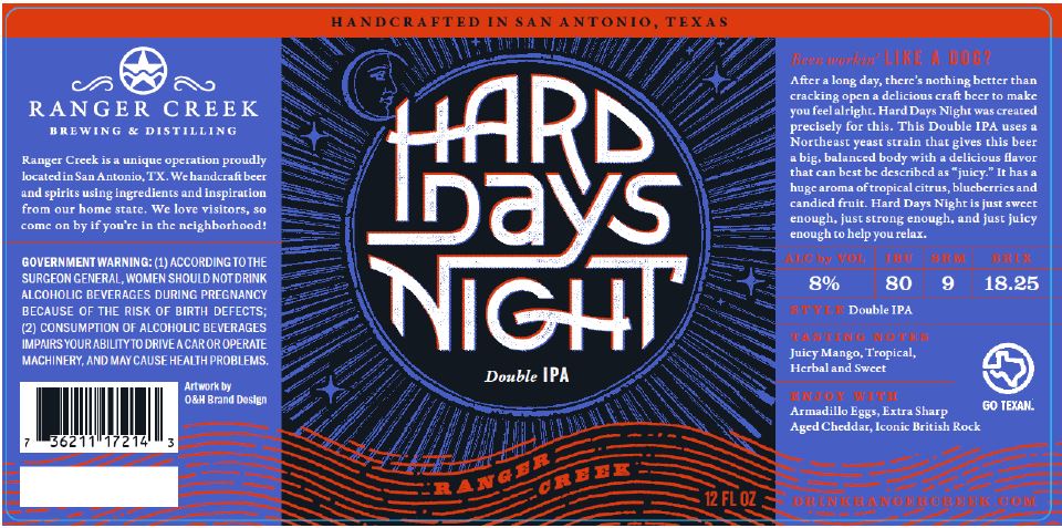 ranger creek hard days night