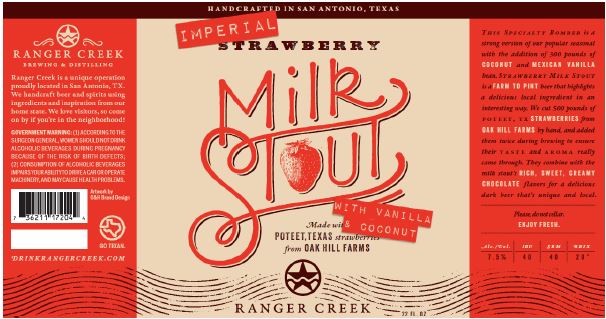 ranger creek imperial strawberry milk