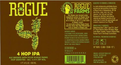 rogue 4 hop ipa