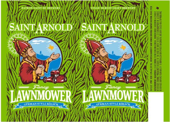 saint arnold fancy lawnmower