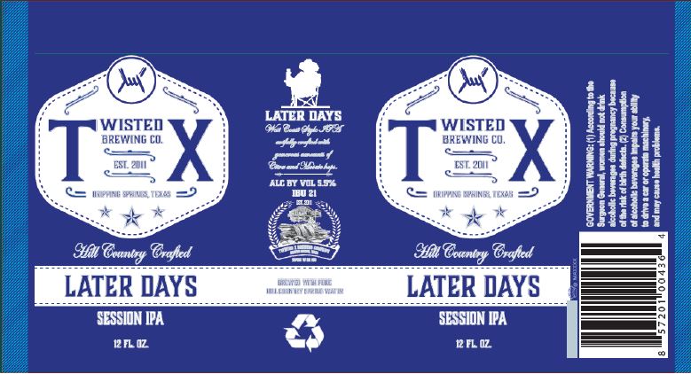 twisted x later days
