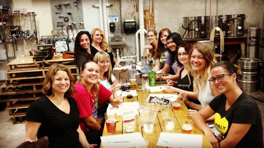 Women in Beer Pink Boots Central Texas