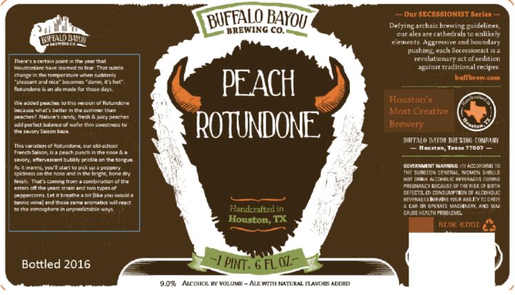 buffalo bayou peach rotundone