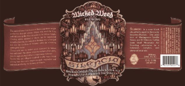 wicked-weed-silencio TABC Label and Brewery Approvals Nov 11th 2016