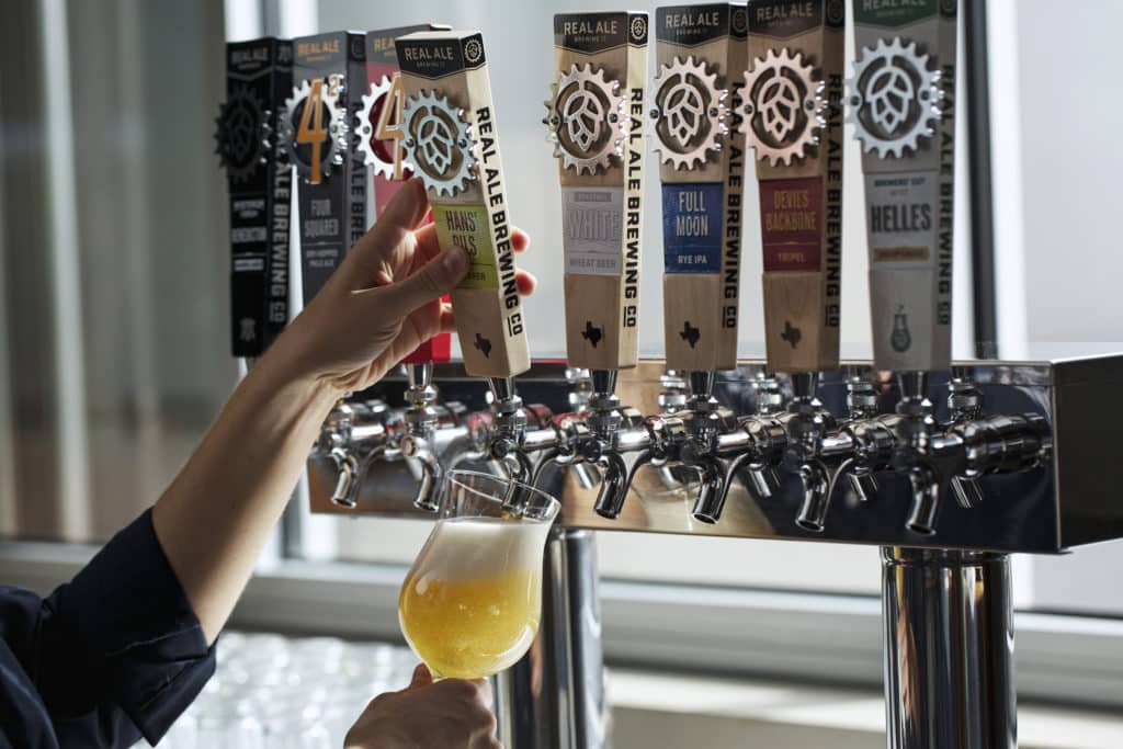 Real Ale Tap Room taps