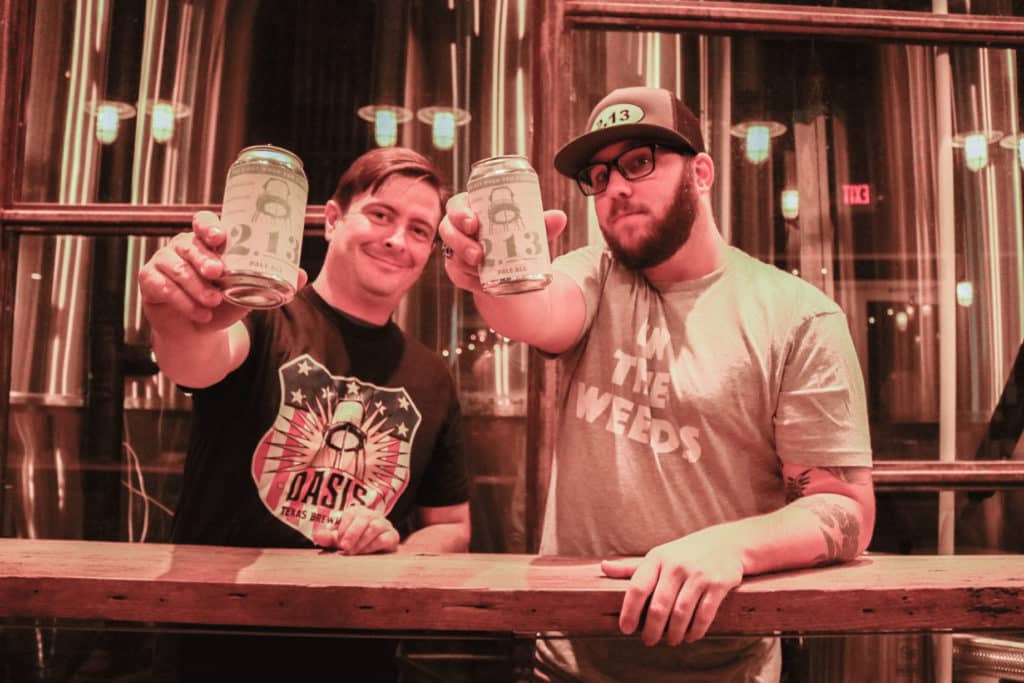 In The Weeds and Oasis Texas Brewing Release Collaboration Pale Ale