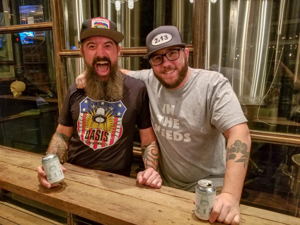 In The Weeds and Oasis Texas Brewing Release Collaboration Pale Ale
