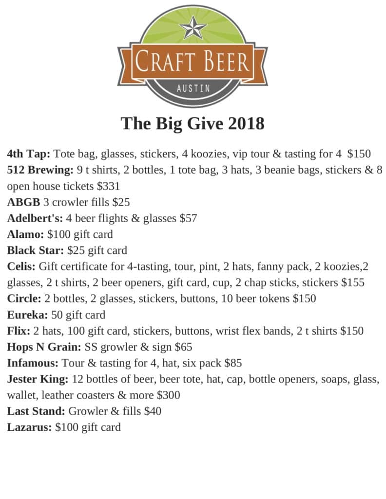 The Big Give 2018 
