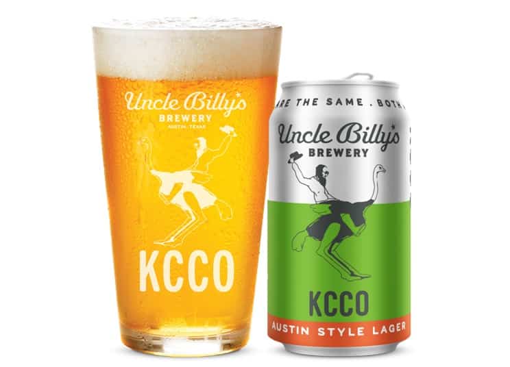 UNCLE BILLY’S BREWERY and theCHIVE Release KCCO Austin-Style Lager